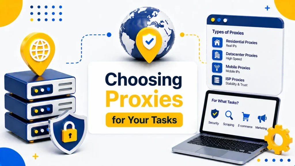 Types of proxy servers: the best options for your tasks