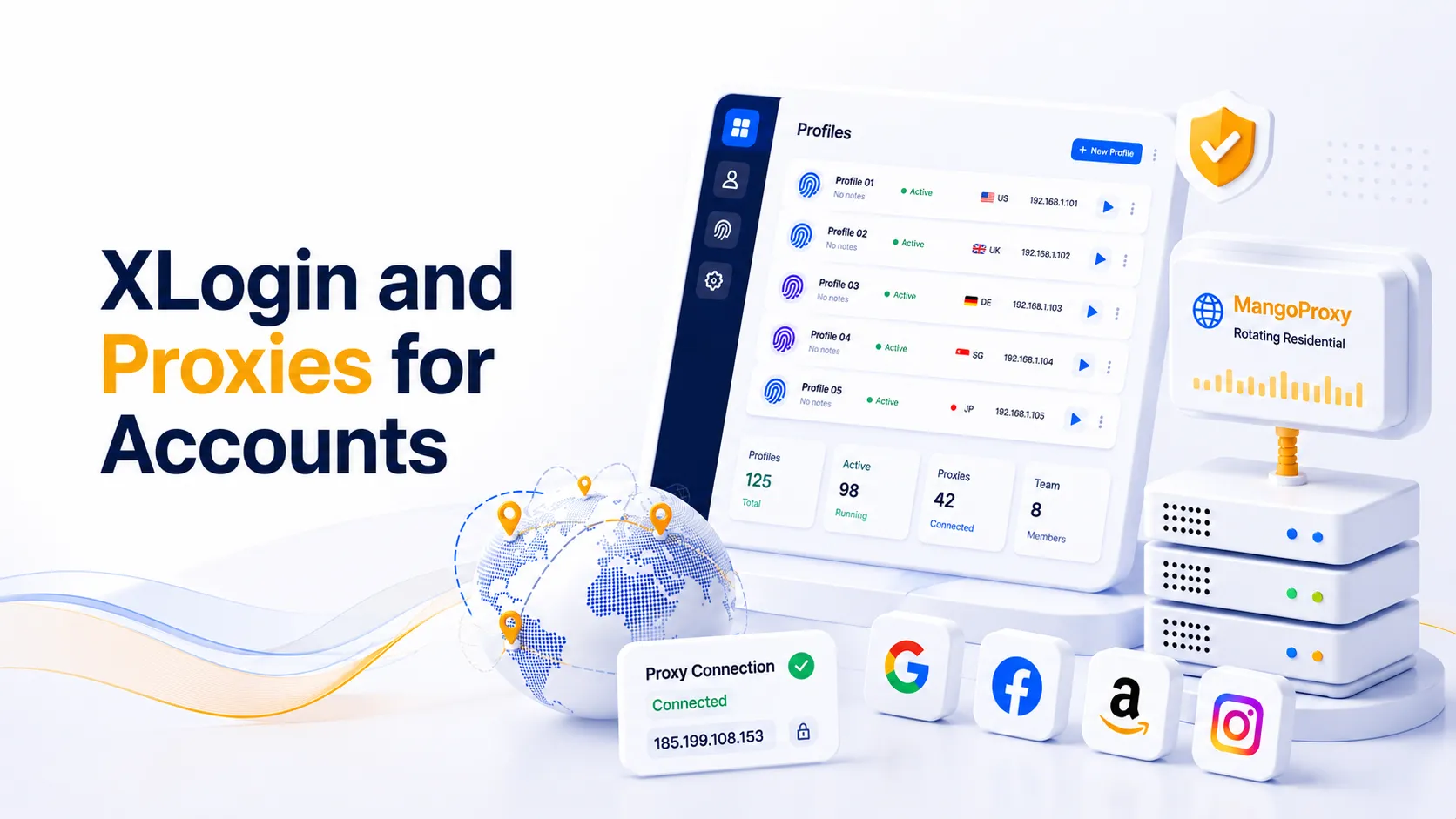 Optimize account management with Xlogin and MangoProxy proxies