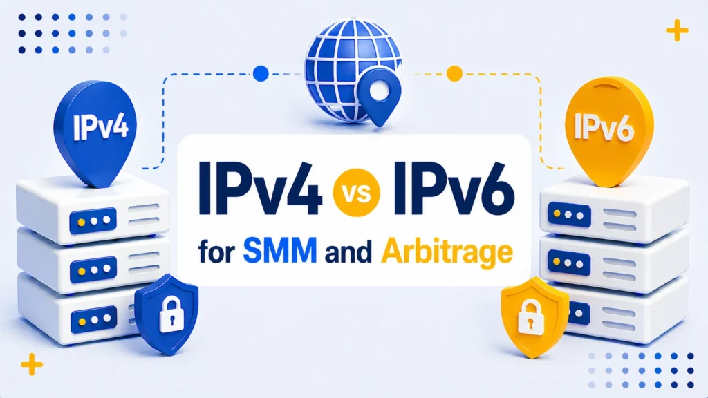 IPv6 vs. IPv4 Proxies: What They Are and How They Shape Arbitrage and SMM Workflows