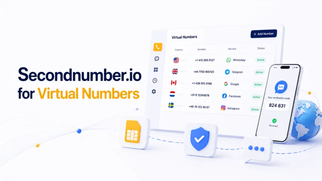 How virtual numbers help affiliates register and scale accounts safely: a practical guide to Secondnumber.io