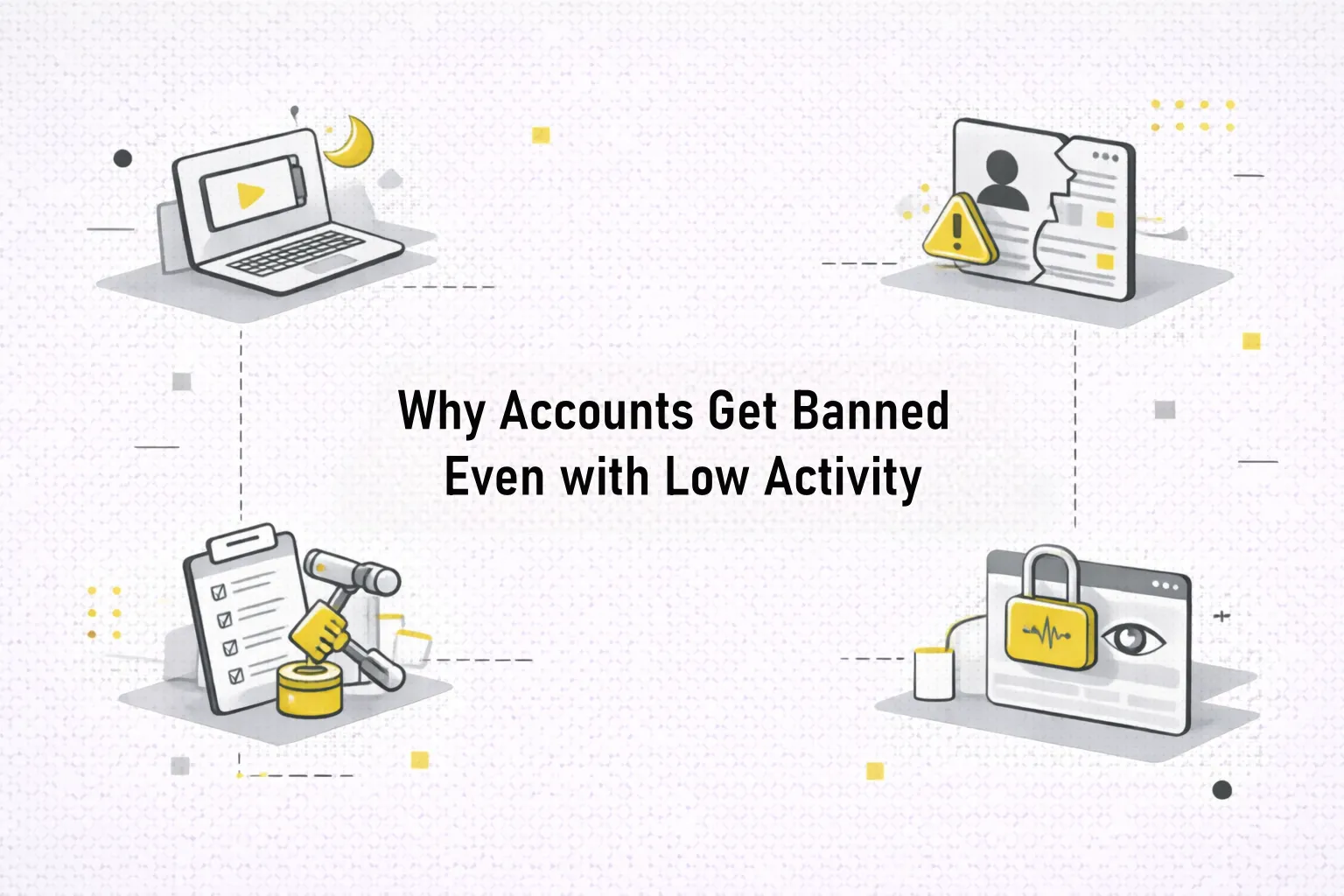 Why Accounts Get Banned Even with Low Activity