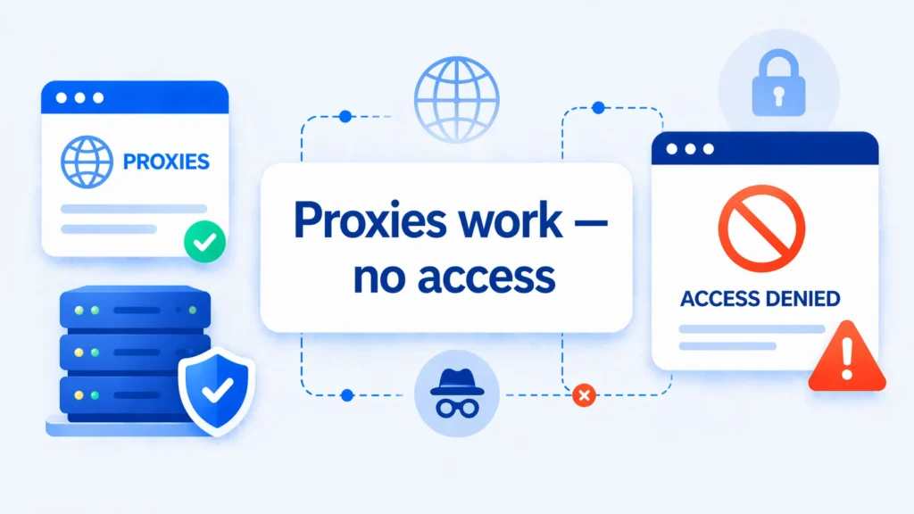 Why Proxies Work but Websites Still Restrict Access