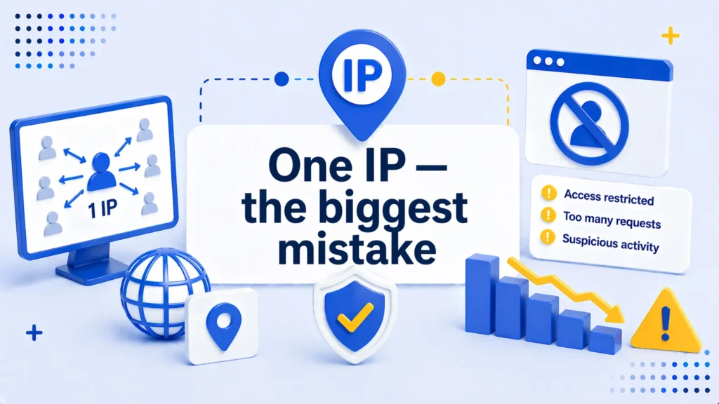 Why One IP Is the Biggest Mistake in Automation and Bulk Actions