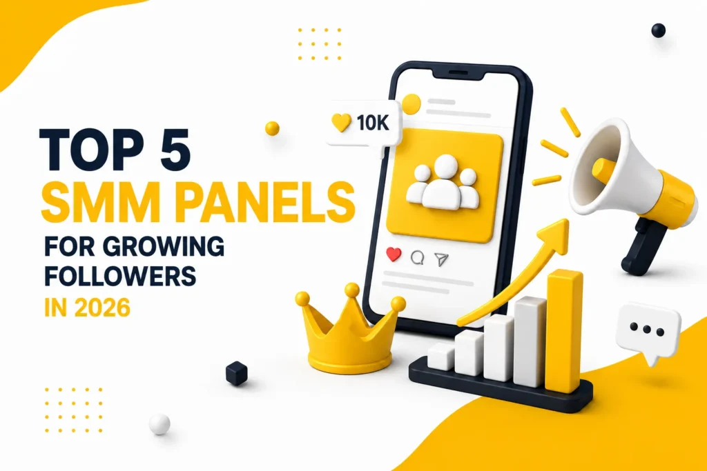Top 5 Best SMM Panels to Buy Followers in 2026 (Tested and Reviewed)