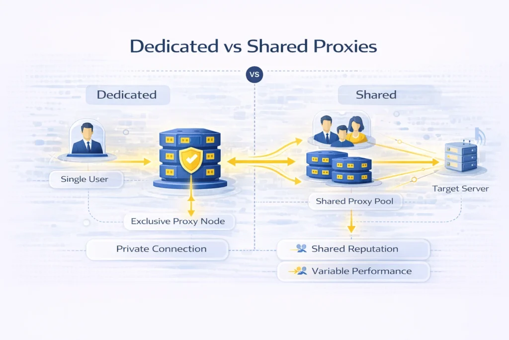 Dedicated vs Shared Proxies: Performance, Privacy and When to Use Each ...
