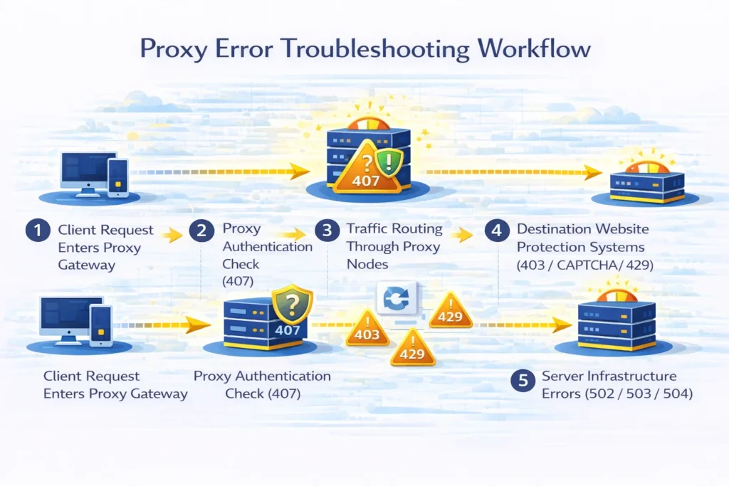 Proxy Block Visual Proxy Errors Explained: Complete Troubleshooting Guide - MangoProxy