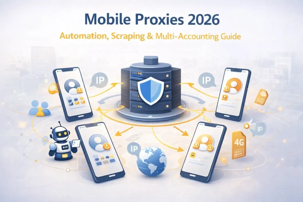 Mobile Proxies 2026: The Ultimate Guide to Automation, Scraping, and Multi-Account Management Without Excess Risk