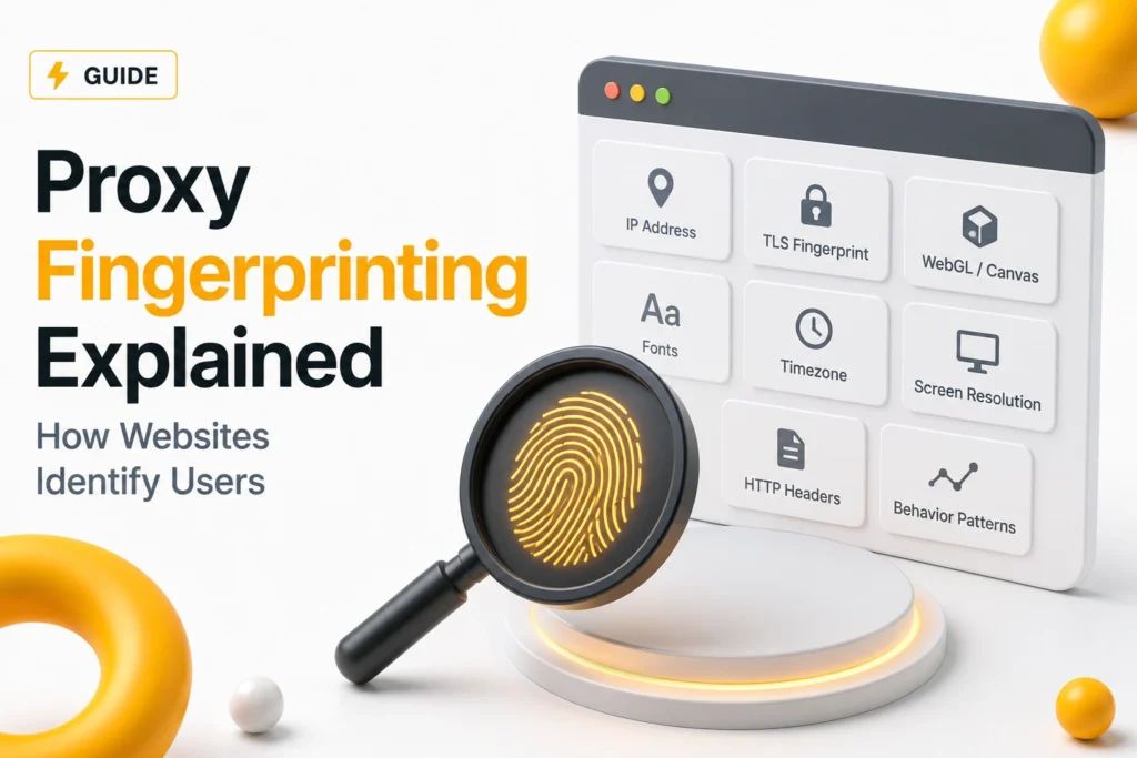 Proxy Fingerprinting Explained: How Websites Identify Users