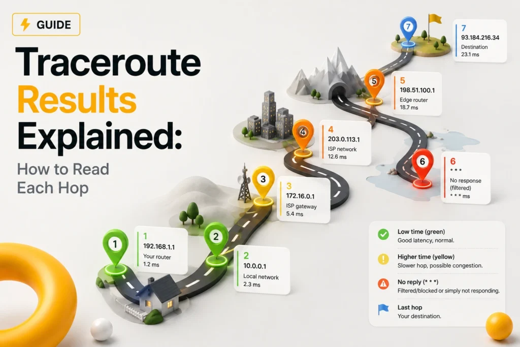 Traceroute Results Explained: How to Read Each Hop