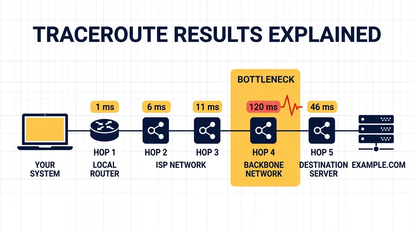 Traceroute Results Explained: How to Read Each Hop