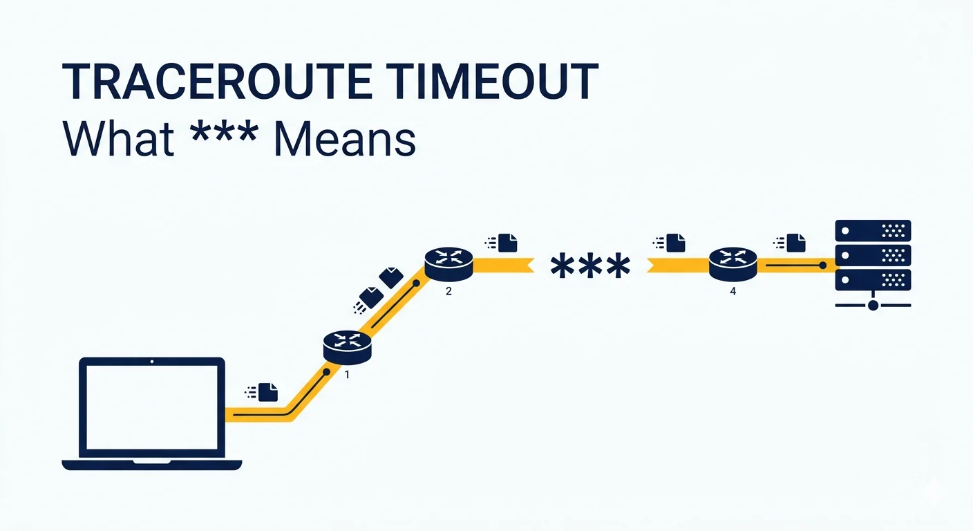 Why Traceroute Shows Timeout or * * *: What It Really Means