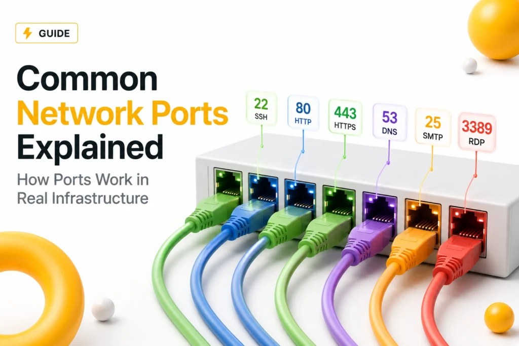 Common Network Ports Explained: How Ports Work in Real Infrastructure