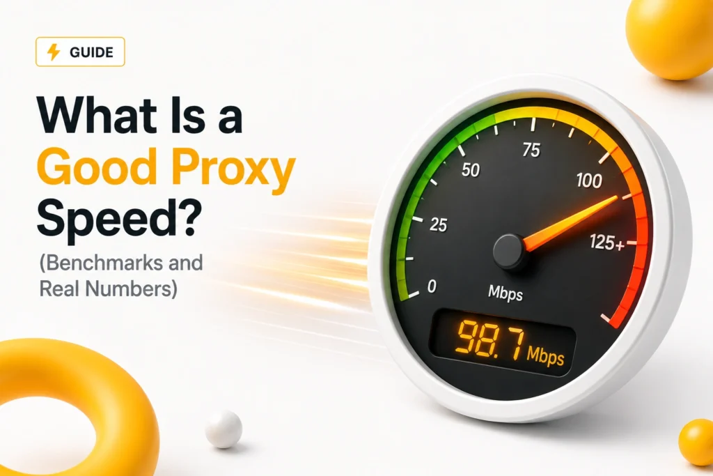 What Is a Good Proxy Speed? (Benchmarks and Real Numbers)
