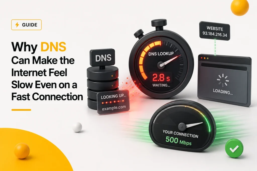 Why DNS Can Make the Internet Feel Slow Even on a Fast Connection