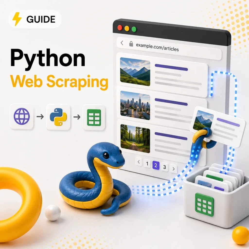 Python Web Scraping: Complete Guide for Beginners and Developers