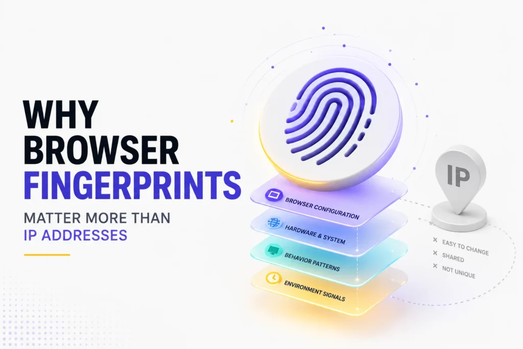 Why Browser Fingerprints Matter More Than IP Addresses