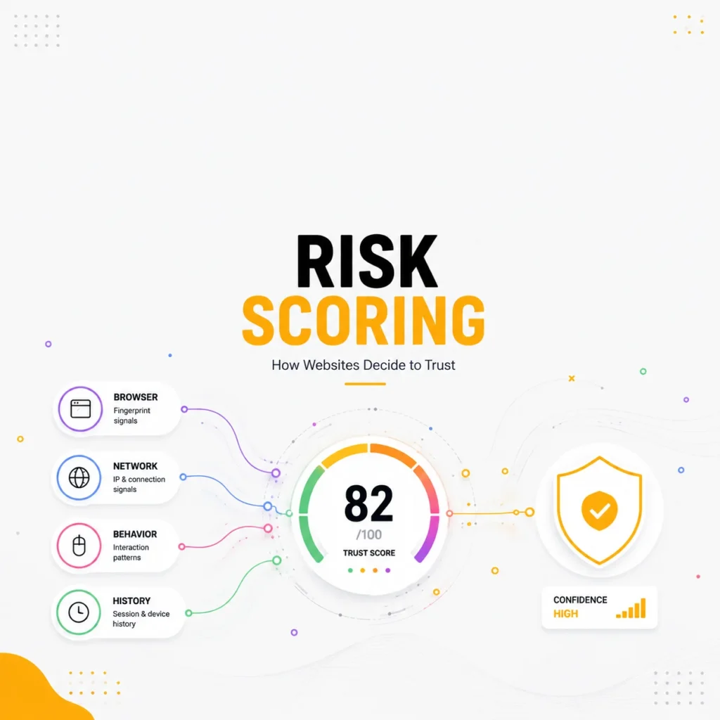 Risk Scoring Systems Explained: How Websites Decide to Trust or Block Users