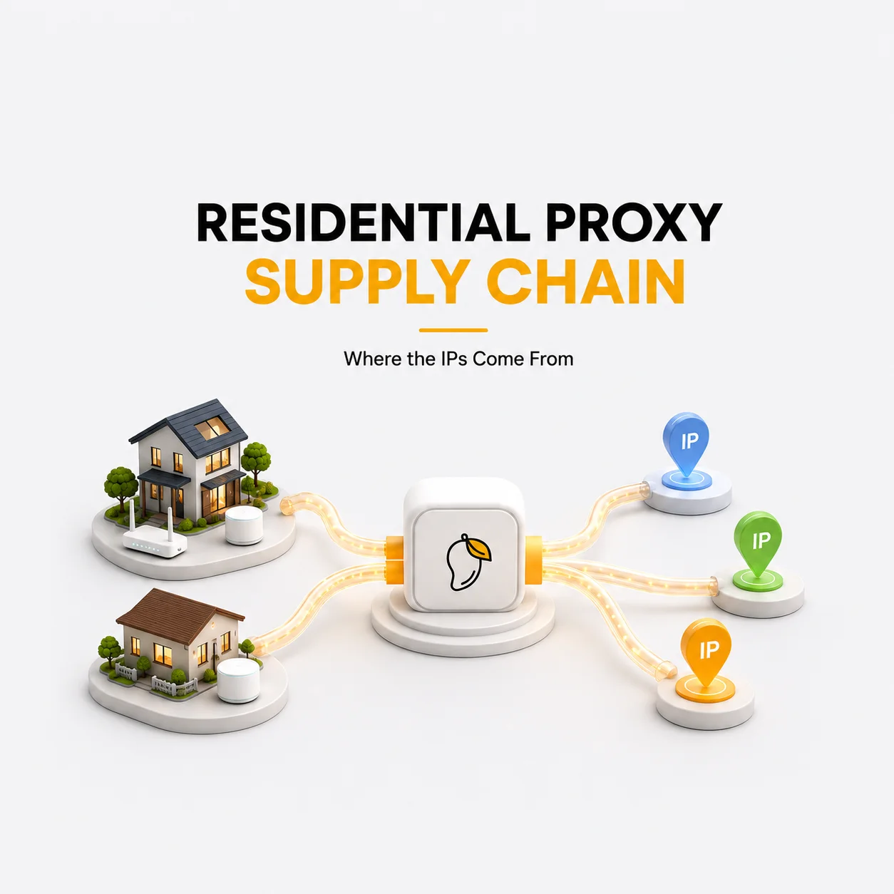 Residential Proxy Supply Chain Explained: Where the IPs Come From