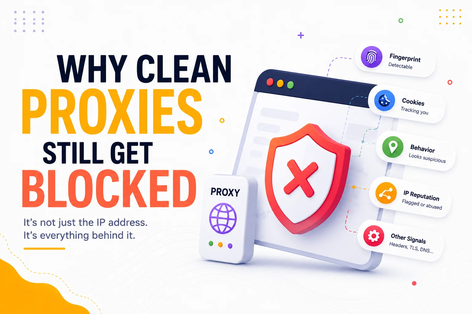 Why Clean Proxies Still Get Blocked