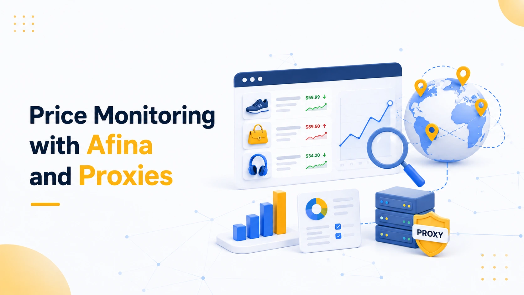 Price Monitoring with Proxies and Afina Browser