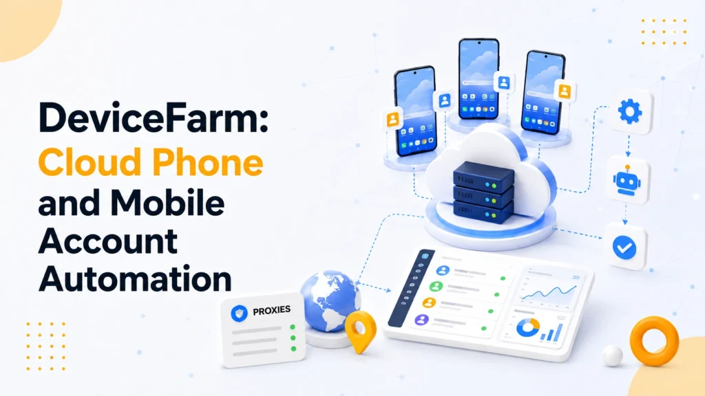 How DeviceFarm Simplifies Cloud Phone Management and Mobile Account Automation