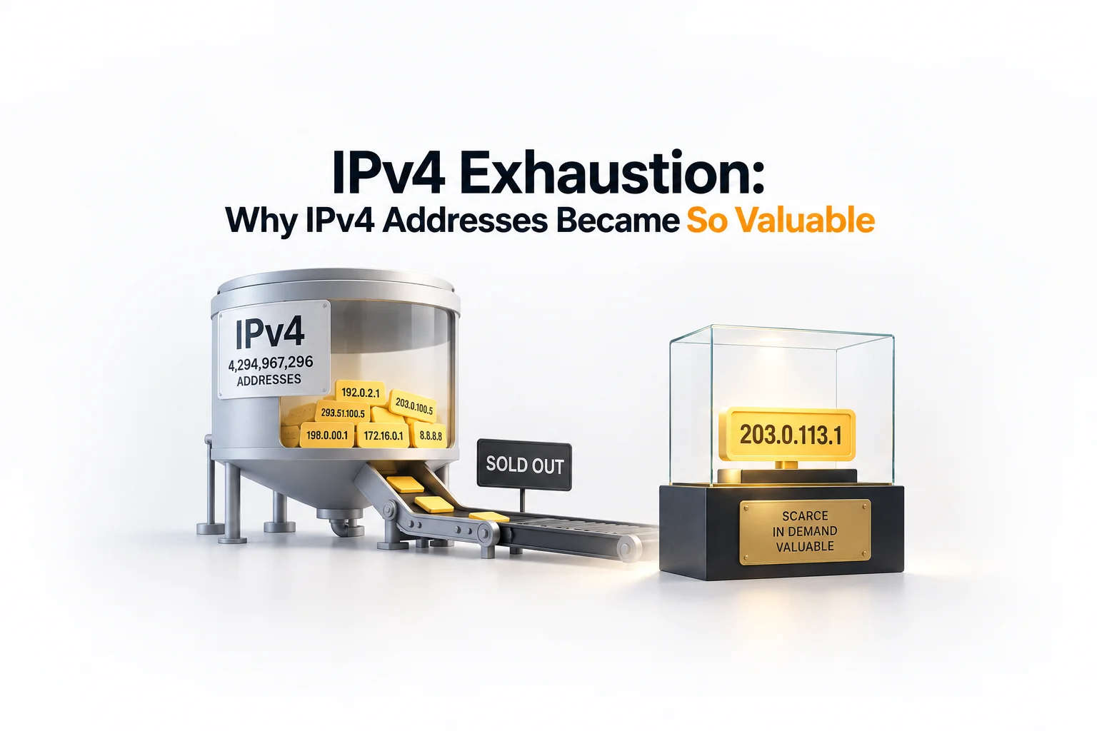 IPv4 Exhaustion: Why IPv4 Addresses Became So Valuable