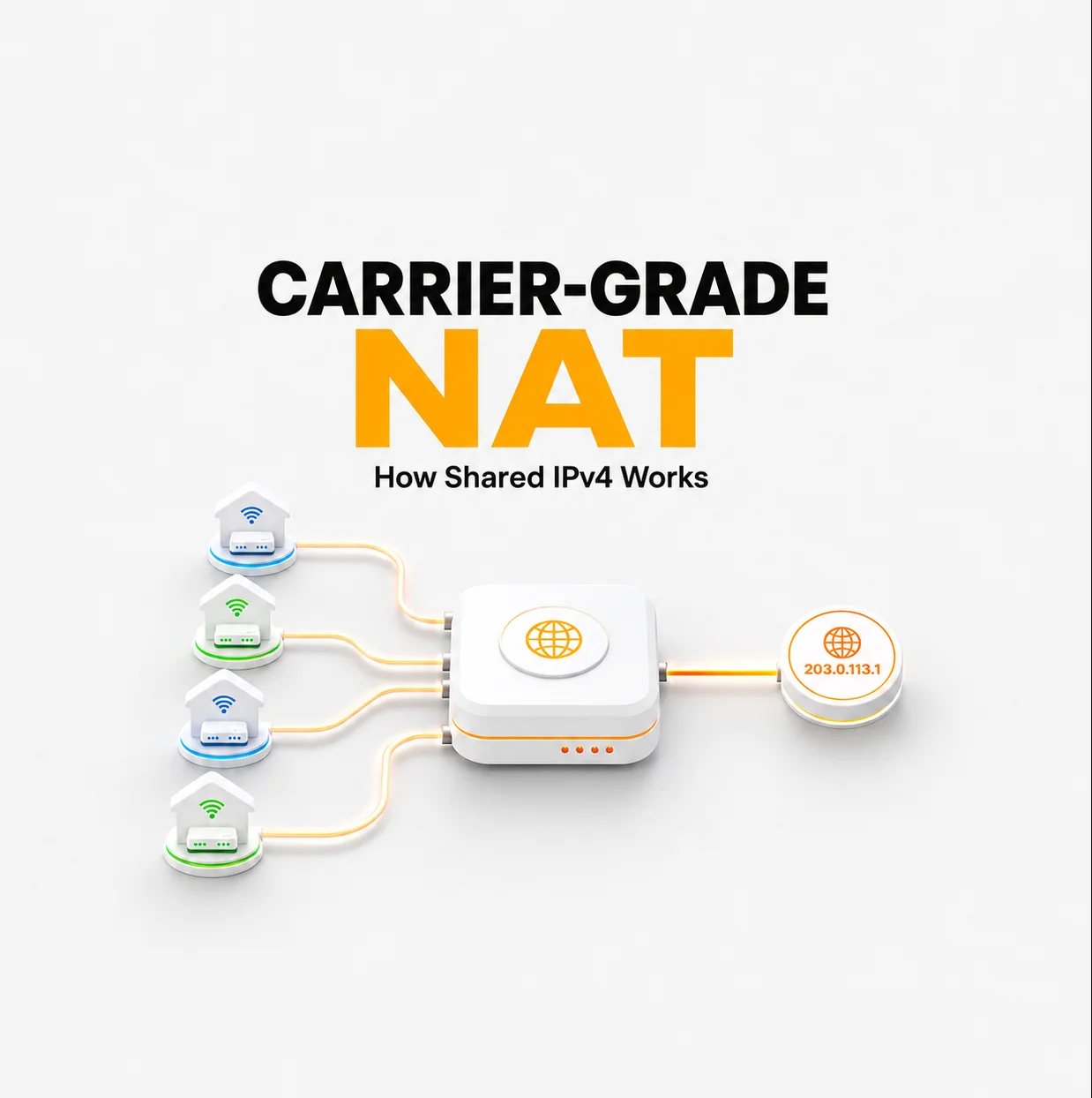 Carrier-Grade NAT (CGNAT) Explained: How Shared IPv4 Works