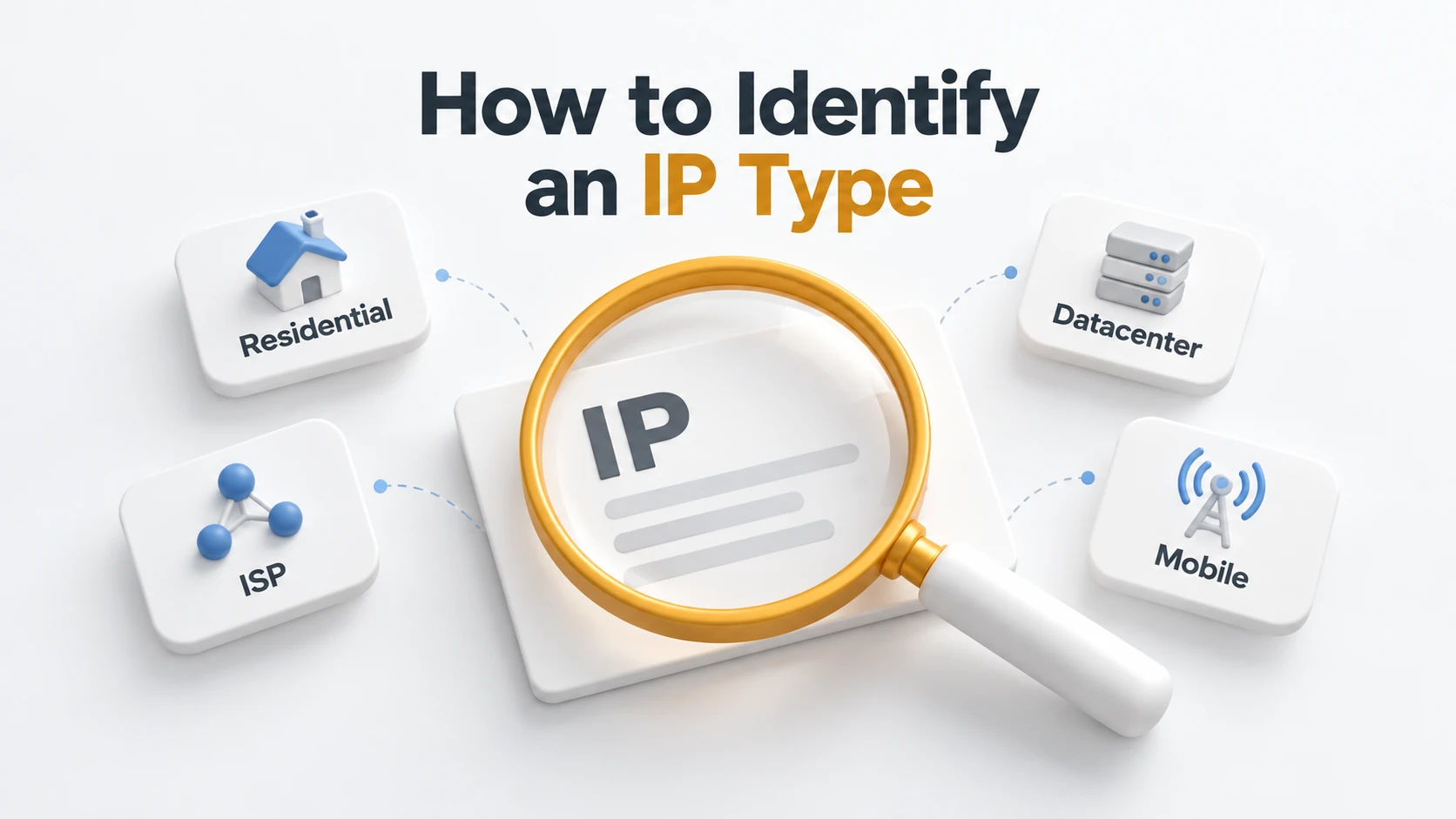 How to Identify an IP Type: Residential, ISP, Datacenter, or Mobile